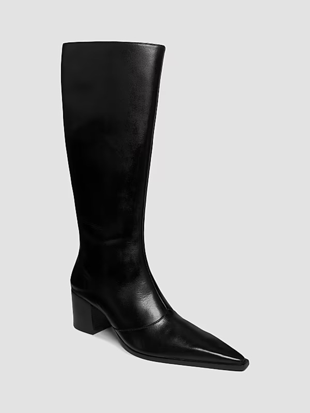 Schultz Raffaela 55MM Leather Knee-High Boots Size 10 B Black NWOB - Picture 3 of 17
